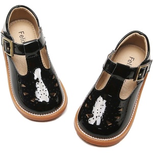 image:imageFelix amp Flora Toddler Little Girl Mary Jane Dress Shoes  Ballet Flats for Easter Flower Girl Party School ShoesB345black