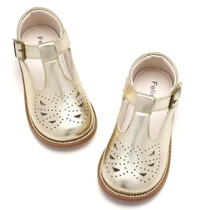 image:imageFelix amp Flora Toddler Little Girl Mary Jane Dress Shoes  Ballet Flats for Easter Flower Girl Party School ShoesB345gold