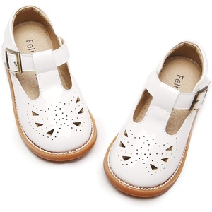 image:imageFelix amp Flora Toddler Little Girl Mary Jane Dress Shoes  Ballet Flats for Easter Flower Girl Party School ShoesB345white