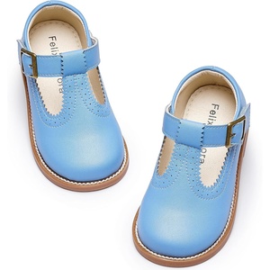 image:imageFelix amp Flora Toddler Little Girl Mary Jane Dress Shoes  Ballet Flats for Easter Flower Girl Party School ShoesB348blue