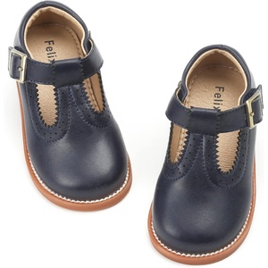 image:imageFelix amp Flora Toddler Little Girl Mary Jane Dress Shoes  Ballet Flats for Easter Flower Girl Party School ShoesB348navy Blue