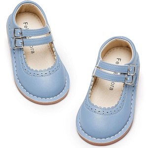 image:imageFelix amp Flora Toddler Little Girl Mary Jane Dress Shoes  Ballet Flats for Easter Flower Girl Party School ShoesB430blue