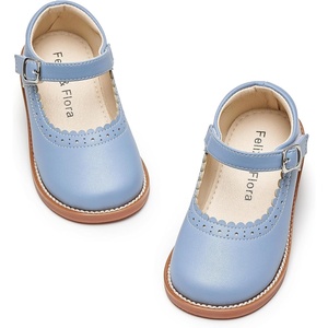image:imageFelix amp Flora Toddler Little Girl Mary Jane Dress Shoes  Ballet Flats for Easter Flower Girl Party School ShoesB431light Blue