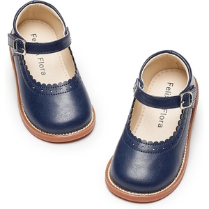 image:imageFelix amp Flora Toddler Little Girl Mary Jane Dress Shoes  Ballet Flats for Easter Flower Girl Party School ShoesB431navy Blue
