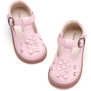 image:imageFelix amp Flora Toddler Little Girl Mary Jane Dress Shoes  Ballet Flats for Easter Flower Girl Party School ShoesB438pink