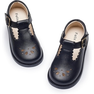 image:imageFelix amp Flora Toddler Little Girl Mary Jane Dress Shoes  Ballet Flats for Girl Party School ShoesB366all Black