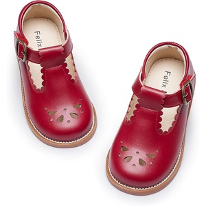 image:imageFelix amp Flora Toddler Little Girl Mary Jane Dress Shoes  Ballet Flats for Girl Party School ShoesB366burgundy