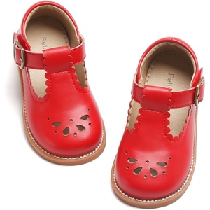 image:imageFelix amp Flora Toddler Little Girl Mary Jane Dress Shoes  Ballet Flats for Girl Party School ShoesB366red