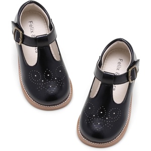 image:imageFelix amp Flora Toddler Little Girl Mary Jane Dress Shoes  Ballet Flats for Girl Party School ShoesB369black