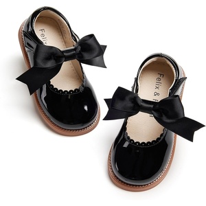 image:imageFelix amp Flora Toddler Little Girl Mary Jane Dress Shoes  Ballet Flats for Girl Party School ShoesB380black