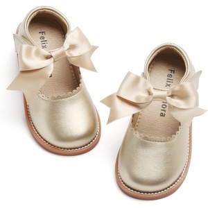 image:imageFelix amp Flora Toddler Little Girl Mary Jane Dress Shoes  Ballet Flats for Girl Party School ShoesB380gold