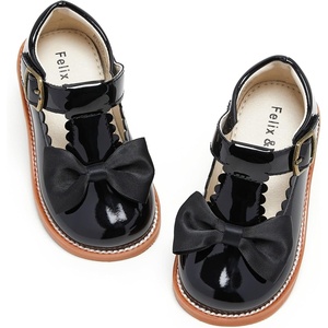 image:imageFelix amp Flora Toddler Little Girl Mary Jane Dress Shoes  Ballet Flats for Girl Party School ShoesB399black
