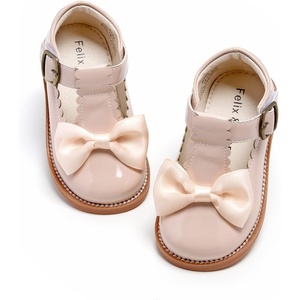 image:imageFelix amp Flora Toddler Little Girl Mary Jane Dress Shoes  Ballet Flats for Girl Party School ShoesB399nude