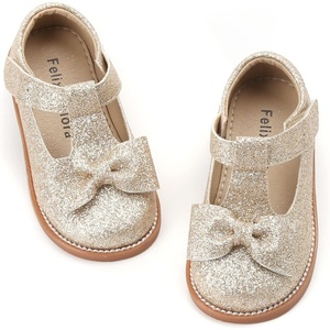image:imageFelix amp Flora Toddler Little Girl Mary Jane Dress Shoes  Ballet Flats for Girl Party School ShoesB400gold