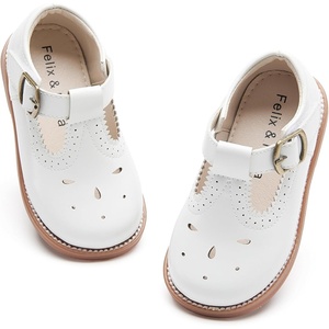 image:imageFelix amp Flora Toddler Little Girl Mary Jane Dress Shoes  Ballet Flats for Girl Party School ShoesB409white