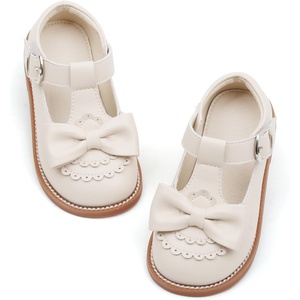 image:imageFelix amp Flora Toddler Little Girl Princess Dress ShoesMary Jane Flats for Girl Party School ShoesB404beige