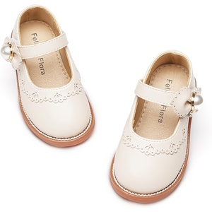 image:imageFelix amp Flora Toddler Little Girl Princess Dress ShoesMary Jane Flats for Girl Party School ShoesB417beige