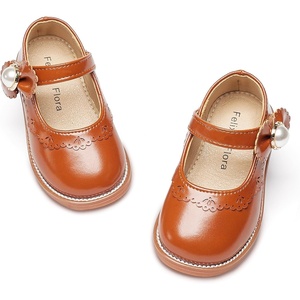 image:imageFelix amp Flora Toddler Little Girl Princess Dress ShoesMary Jane Flats for Girl Party School ShoesB417brown