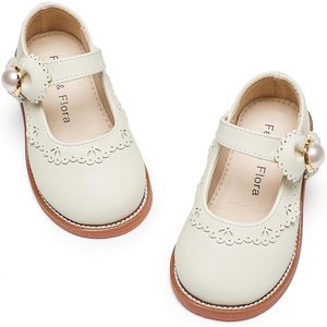 image:imageFelix amp Flora Toddler Little Girl Princess Dress ShoesMary Jane Flats for Girl Party School ShoesB417ivory White
