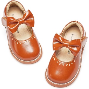 image:imageFelix amp Flora Toddler Little Girl Princess Dress ShoesMary Jane Flats for Girl Party School ShoesB418brown
