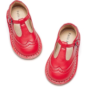 image:imageFelix amp Flora Toddler Little Girl Princess Dress ShoesMary Jane Flats for Girl Party School ShoesB422red