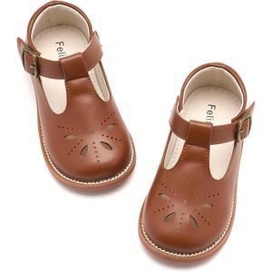 image:imageFelix amp Flora Toddler Little Girl Princess Dress ShoesMary Jane Flats for Girl Party School ShoesB434brown