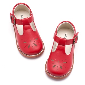 image:imageFelix amp Flora Toddler Little Girl Princess Dress ShoesMary Jane Flats for Girl Party School ShoesB434red