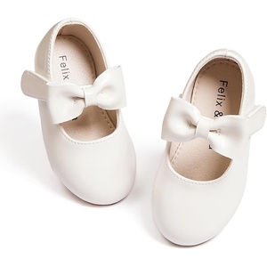 image:imageFelix amp Flora Toddler Little Girls Dress Shoes  Flower Girls Mary Jane Flats Ballet Shoes Party WeddingB810fl Ivory