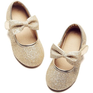 image:imageFelix amp Flora Toddler Little Girls Dress Shoes  Flower Girls Mary Jane Flats Ballet Shoes Party WeddingB810gold