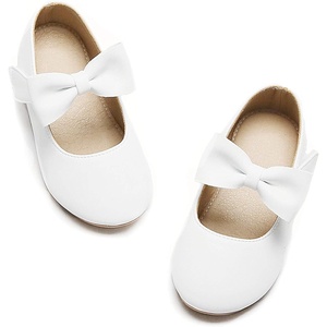 image:imageFelix amp Flora Toddler Little Girls Dress Shoes  Flower Girls Mary Jane Flats Ballet Shoes Party WeddingB810white