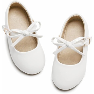 image:imageFelix amp Flora Toddler Little Girls Dress Shoes  Flower Girls Mary Jane Flats Ballet Shoes Party WeddingB814white