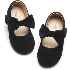 image:imageFelix amp Flora Toddler Little Girls Dress Shoes  Flower Girls Mary Jane Flats Ballet Shoes Party WeddingB822black