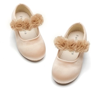 image:imageFelix amp Flora Toddler Little Girls Dress Shoes  Flower Girls Mary Jane Flats Ballet Shoes Party WeddingB894dark Nude