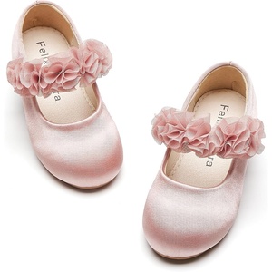 image:imageFelix amp Flora Toddler Little Girls Dress Shoes  Flower Girls Mary Jane Flats Ballet Shoes Party WeddingB894pink