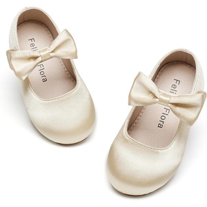 image:imageFelix amp Flora Toddler Little Girls Dress Shoes  Flower Girls Mary Jane Flats Ballet Shoes Party WeddingB900gold