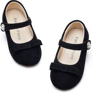 image:imageFelix amp Flora Toddler Little Girls Dress Shoes  Flower Girls Mary Jane Flats Ballet Shoes Party WeddingBf21black