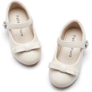 image:imageFelix amp Flora Toddler Little Girls Dress Shoes  Flower Girls Mary Jane Flats Ballet Shoes Party WeddingBf21fl Beige