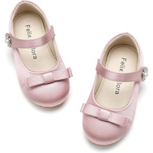 image:imageFelix amp Flora Toddler Little Girls Dress Shoes  Flower Girls Mary Jane Flats Ballet Shoes Party WeddingBf21s Pink