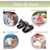 image:imageFelix amp Flora Baby Dress Shoes  Infant Baby Girls Mary Jane Flats Moccasinss Soft Sole Walking Crib ShoesBn34black