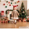 image:imageFelix amp Flora Baby Dress Shoes  Infant Baby Girls Mary Jane Flats Moccasinss Soft Sole Walking Crib ShoesBn34fl Brown