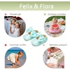 image:imageFelix amp Flora Baby Dress Shoes  Infant Baby Girls Mary Jane Flats Moccasinss Soft Sole Walking Crib ShoesBn34green