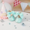 image:imageFelix amp Flora Baby Dress Shoes  Infant Baby Girls Mary Jane Flats Moccasinss Soft Sole Walking Crib ShoesBn34green
