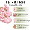 image:imageFelix amp Flora Baby Dress Shoes  Infant Baby Girls Mary Jane Flats Moccasinss Soft Sole Walking Crib ShoesBn34pink