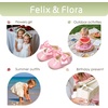 image:imageFelix amp Flora Baby Dress Shoes  Infant Baby Girls Mary Jane Flats Moccasinss Soft Sole Walking Crib ShoesBn34pink