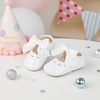 image:imageFelix amp Flora Baby Dress Shoes  Infant Baby Girls Mary Jane Flats Moccasinss Soft Sole Walking Crib ShoesBn34white