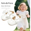 image:imageFelix amp Flora Baby Dress Shoes  Infant Baby Girls Mary Jane Flats Moccasinss Soft Sole Walking Crib ShoesBn34white