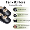 image:imageFelix amp Flora Baby Dress Shoes  Infant Baby Girls Mary Jane Flats Moccasinss Soft Sole Walking Crib ShoesBn43black