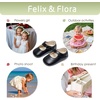 image:imageFelix amp Flora Baby Dress Shoes  Infant Baby Girls Mary Jane Flats Moccasinss Soft Sole Walking Crib ShoesBn43black