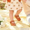 image:imageFelix amp Flora Baby Dress Shoes  Infant Baby Girls Mary Jane Flats Moccasinss Soft Sole Walking Crib ShoesBn43brown