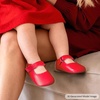 image:imageFelix amp Flora Baby Dress Shoes  Infant Baby Girls Mary Jane Flats Moccasinss Soft Sole Walking Crib ShoesBn43red